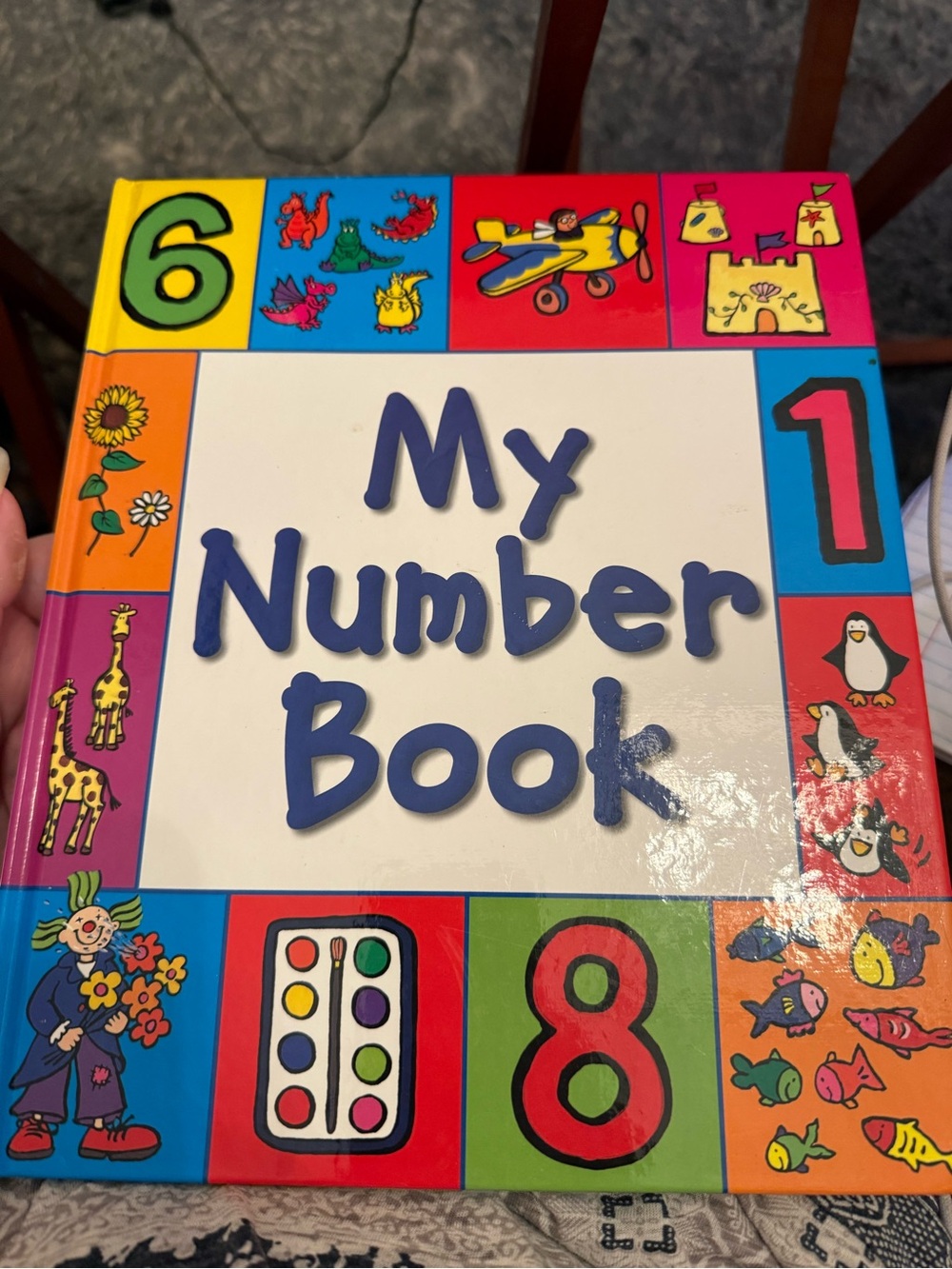 My Number Book Colorful Children’s Hardcover Counting Book